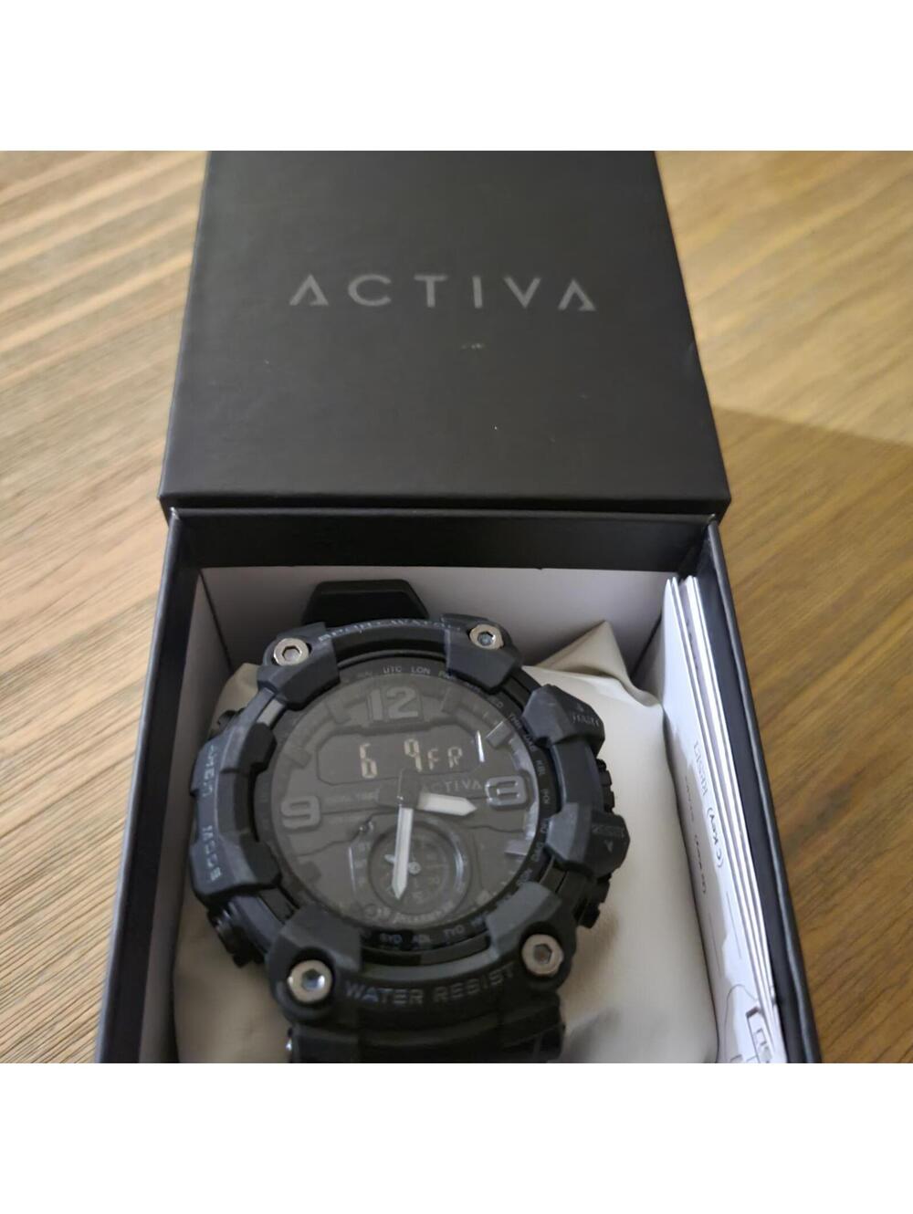 Activa Vextron X Black Digital Sport Watch with Water Resistant Feature